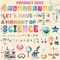 Science Bulletin Board Set for Classroom Decorations Scientific Cutouts